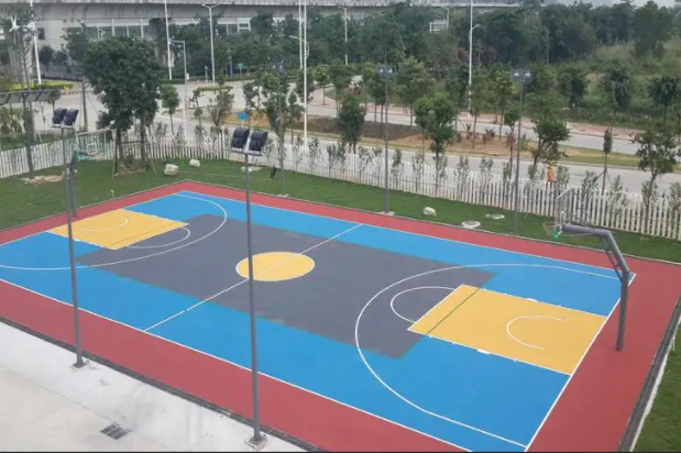 硅pu球場材料